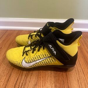 Nike Kids Yellow and Black Alpha Sneakers
